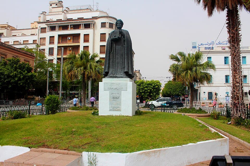 Ibn Khaldoun Sculpture-Tunis تمثال ابن خلدون