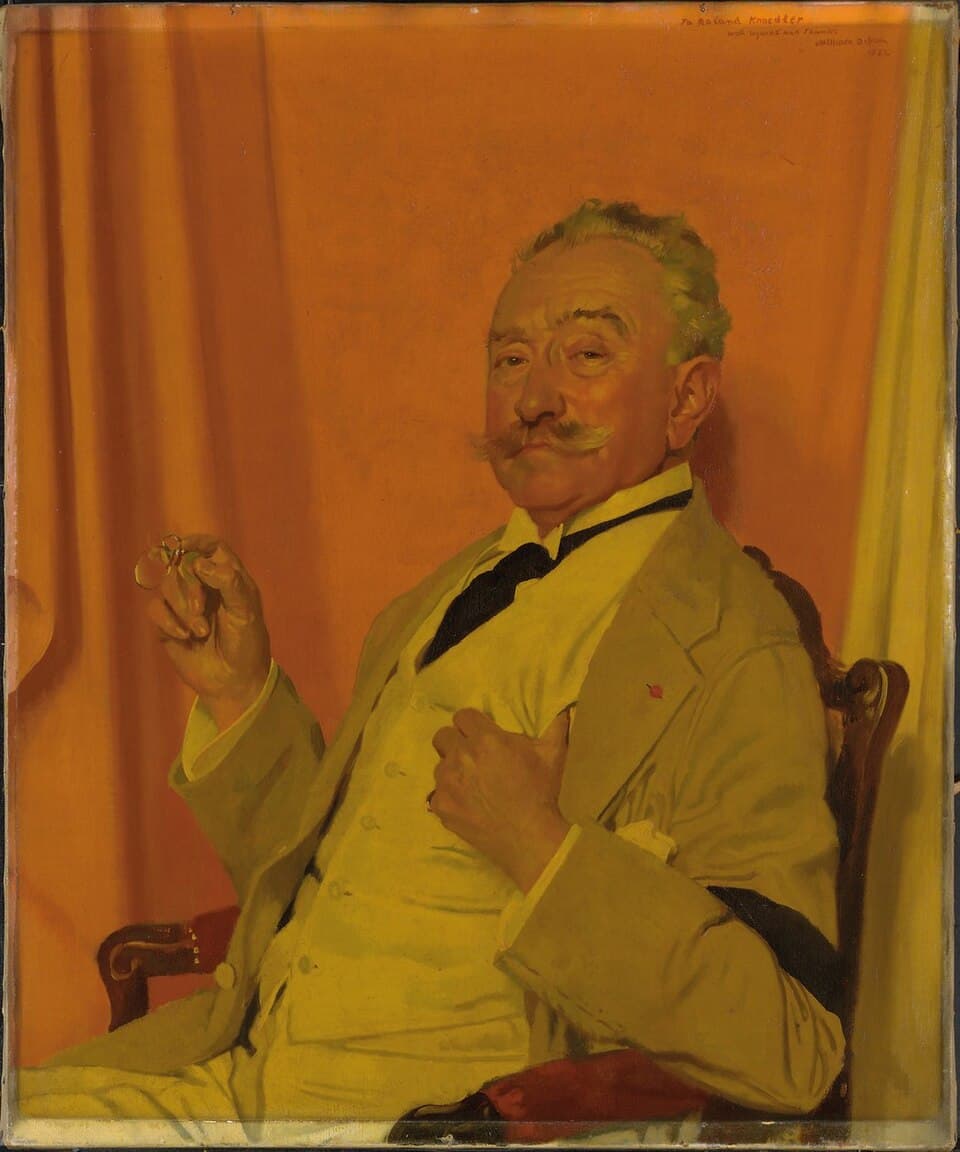 William Orpen - Portrait of Roland Knoedler, 1922
