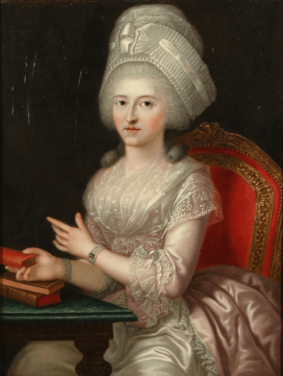 Italian School - Portrait of a Lady, Presumably Clotilde of France