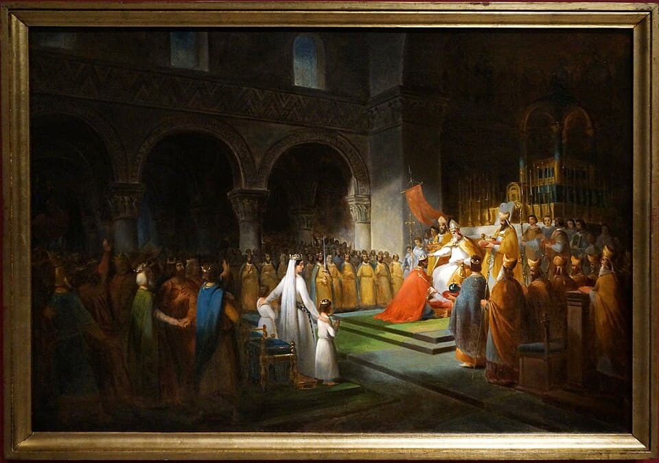 Couronnement de Pépin le Bref François Dubois 08266