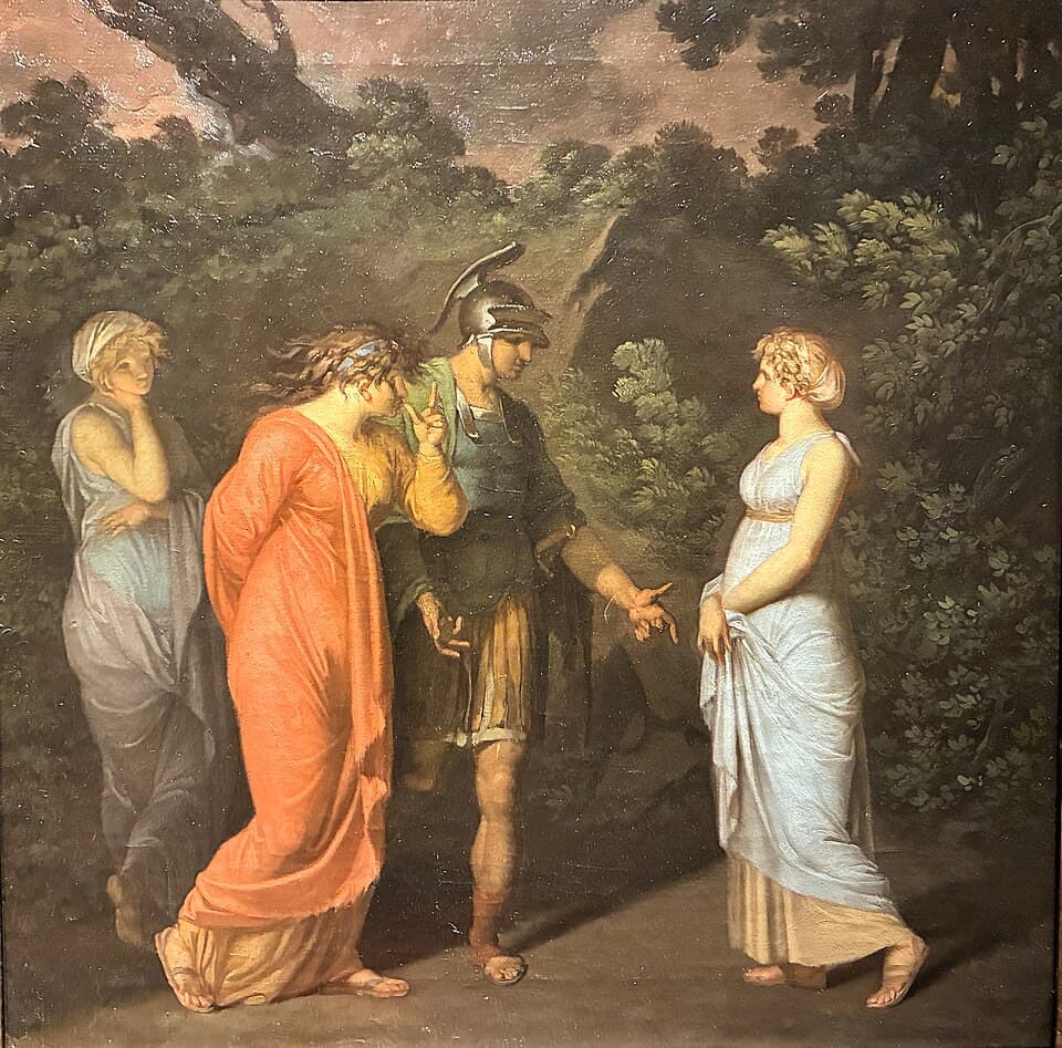 Nicolai Abildgaard, Fulvie protecting Julie from the Tribune (1800-1802)