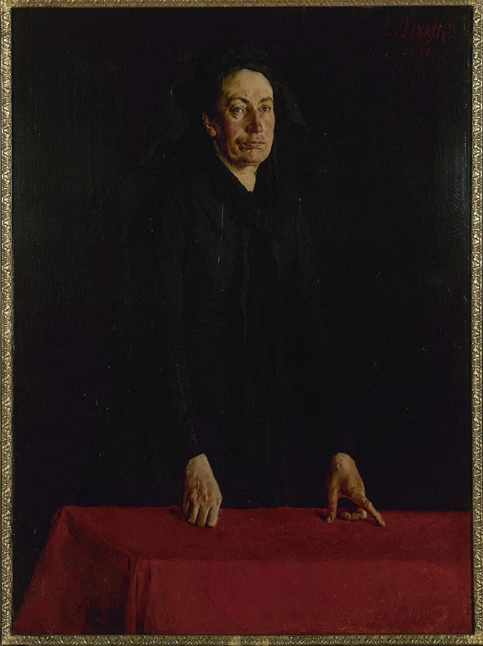 French:  Portrait de Louise Michel (1830-1905), à la tribune title QS:P1476,fr:"Portrait de Louise Michel (1830-1905), à la tribune "label QS:Lfr,"Portrait de Louise Michel (1830-1905), à la tribune