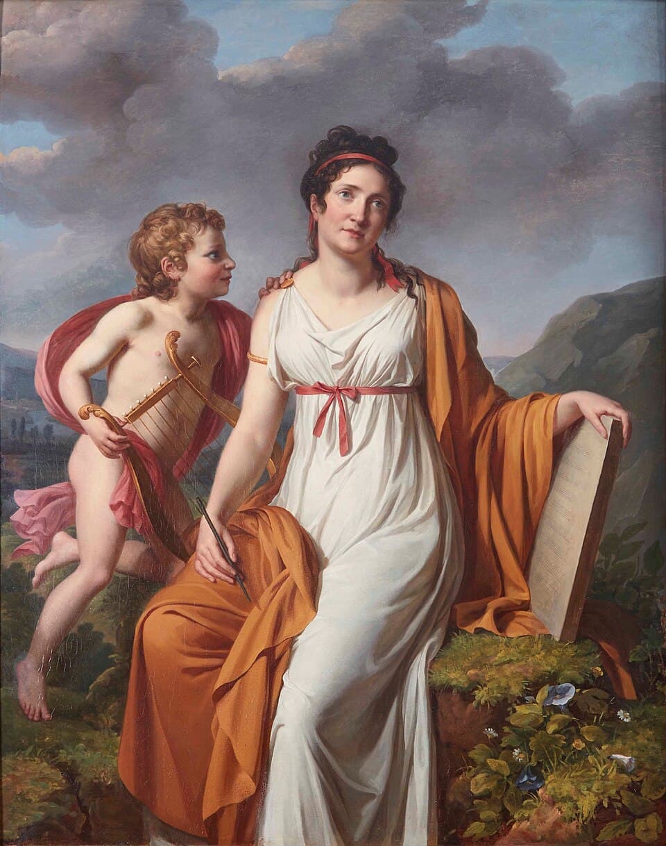 Portrait of a Lady, said to be Madame de Reiset d'Arques, as Sappholabel QS:Len,"Portrait of a Lady, said to be Madame de Reiset d'Arques, as Sappho"label QS:Lit,"Ritratto di Madame de Reiset D’Arque
