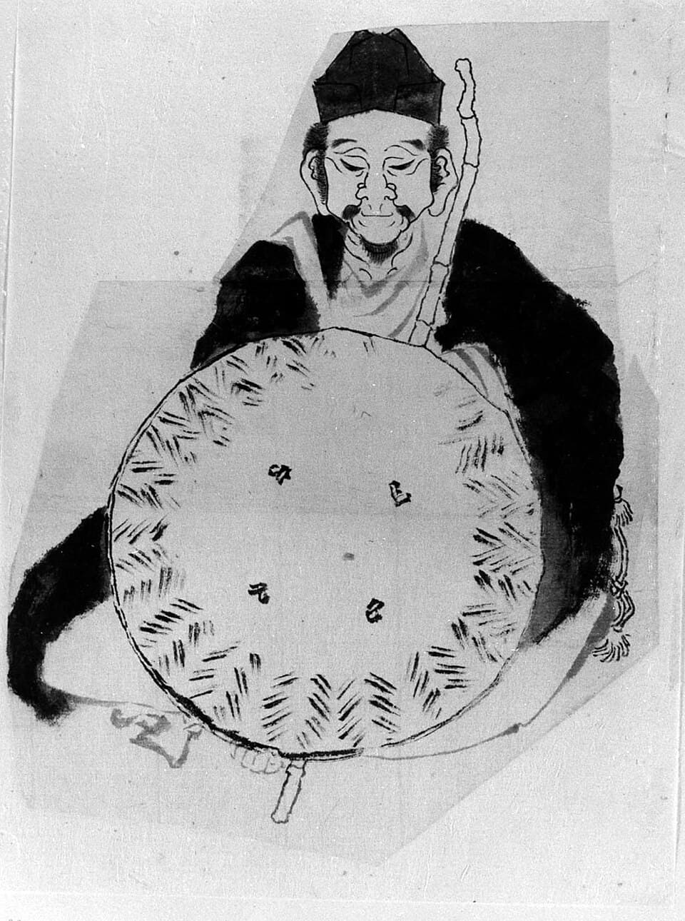 Portrait of the Poet Matsuo Bashō (?) title QS:P1476,en:"Portrait of the Poet Matsuo Bashō (?) "label QS:Len,"Portrait of the Poet Matsuo Bashō (?) "