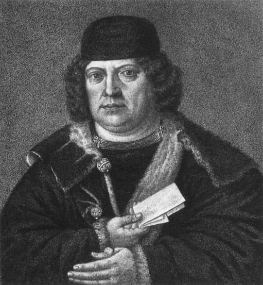 Robert Cooper - Martin Luther by Hans Holbein, engraving 2 (Mornauer portrait)