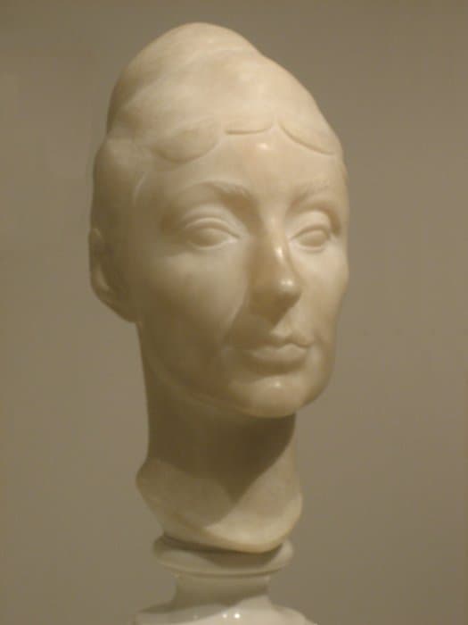 'Georgia O'Keeffe', marble sculpture by Gaston Lachaise, 1927, Metropolitan Museum of Art