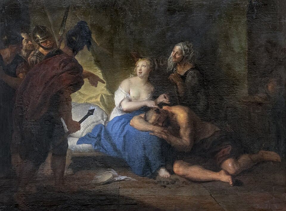 Beaux-Arts de Carcassonne - Samson et Dalila - Antoine Pesne D.890.6.47 96x130