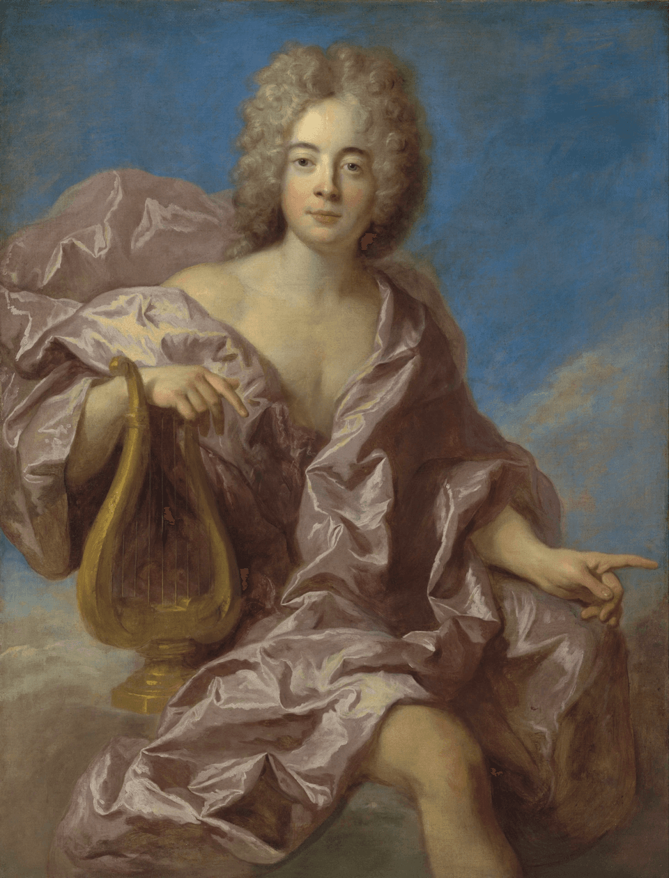 Portrait d'homme en Apollon