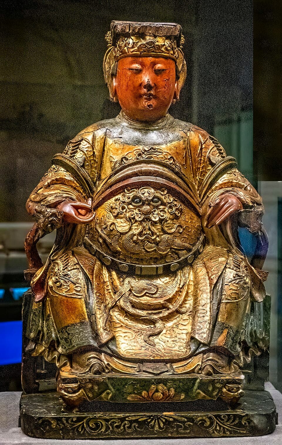 Wood Statue of Mazu Late 19th century CE Qing Dynasty (1644-1911 CE) China