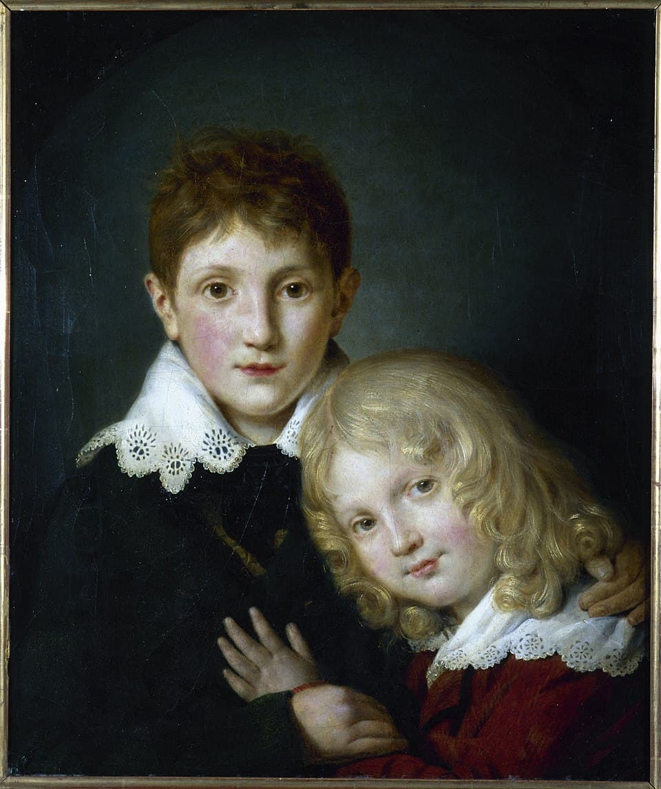 Paul (1804-1880) et Alfred de Musset (1810-1857) enfants