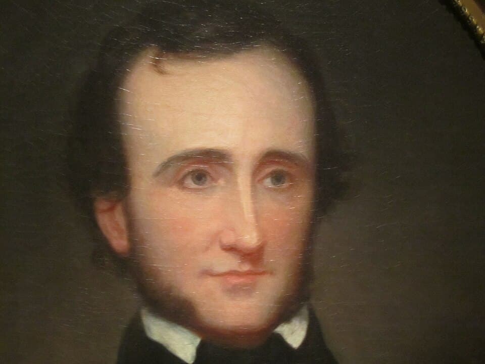 Edgar Allan Poe at the National Portrait Gallery IMG 4427