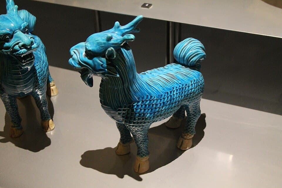 Musée d'histoire de Nantes - 231 - Paire de qilin
