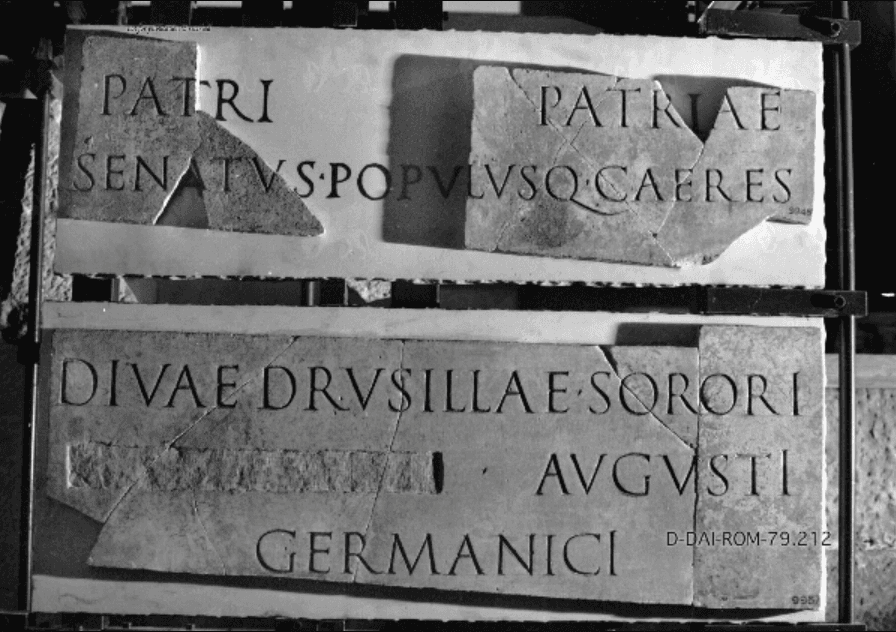 Diva Drusilla inscription