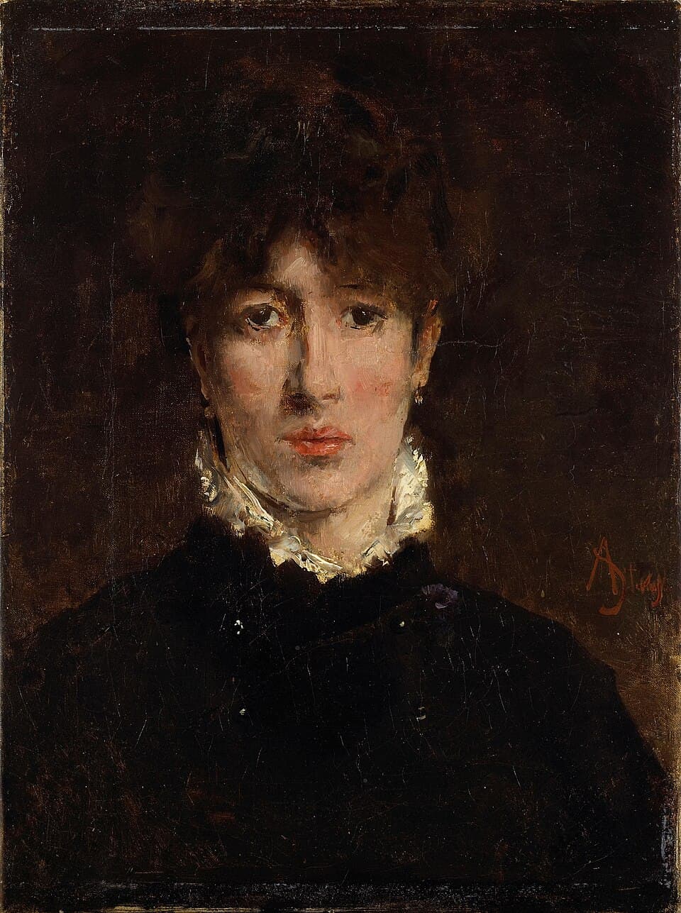 A portrait of Sarah Bernhardtlabel QS:Len,"A portrait of Sarah Bernhardt"