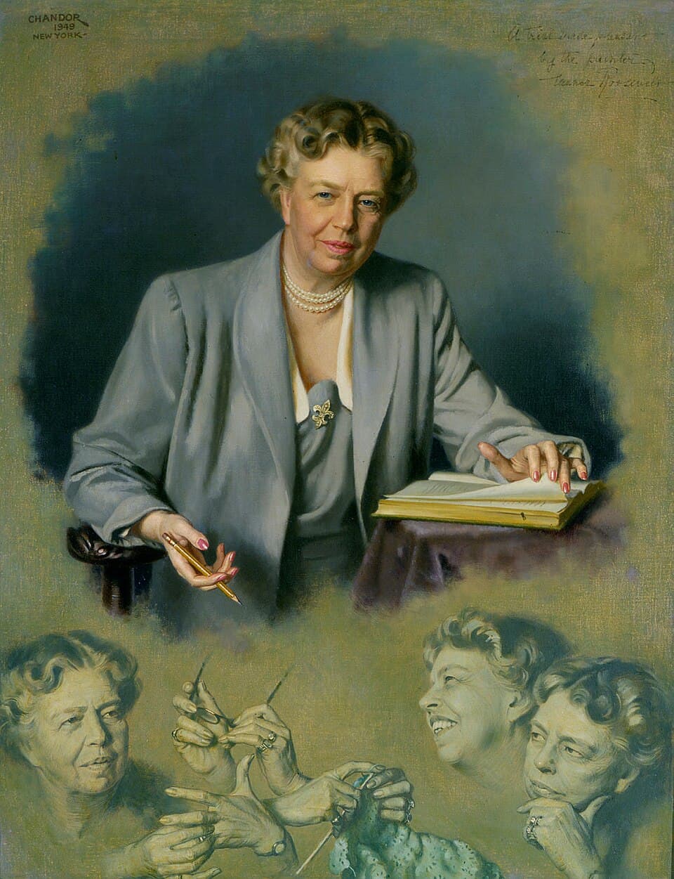Anna Eleanor Roosevelt (Mrs. Franklin D. Roosevelt) title QS:P1476,en:"Anna Eleanor Roosevelt (Mrs. Franklin D. Roosevelt) "label QS:Len,"Anna Eleanor Roosevelt (Mrs. Franklin D. Roosevelt) "