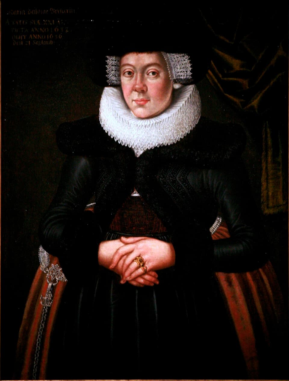 French:  Portrait de Maria Salomé Bressler Portrait of Maria Salomé Bresierlabel QS:Len,"Portrait of Maria Salomé Bresier"