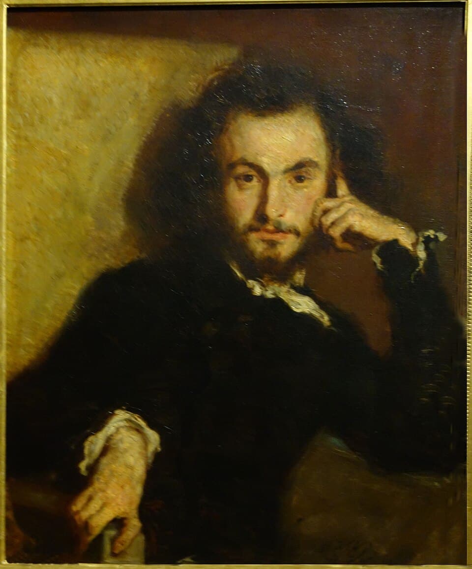 Baudelaire en 1844 par Émile Deroy