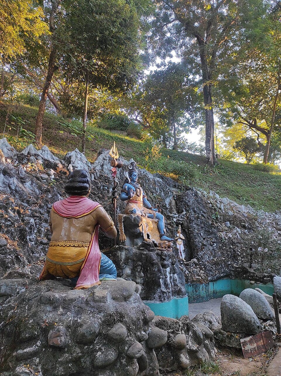 Shiva statue in Agnigarh
