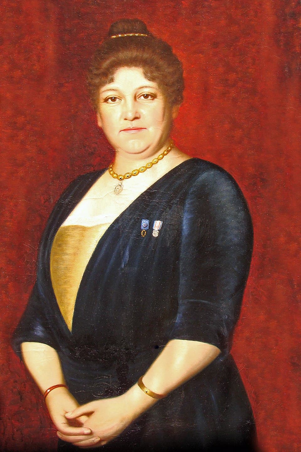 Portrait of Marthe North-Siegfried (1866-1939)label QS:Len,"Portrait of Marthe North-Siegfried (1866-1939)"label QS:Lfr,"Fondatrice de la Croix-Rouge alsacienne, de la Bibliothèque Pythagore de Stras
