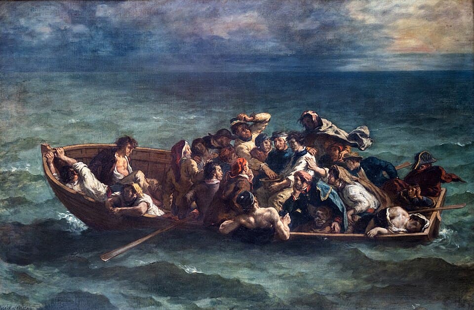 French:  Le naufrage de Don Juan Shipwreck of Don Juanlabel QS:Lfr,"Le Naufrage de don Juan ou La Barque de don Juan"label QS:Len,"Shipwreck of Don Juan"
