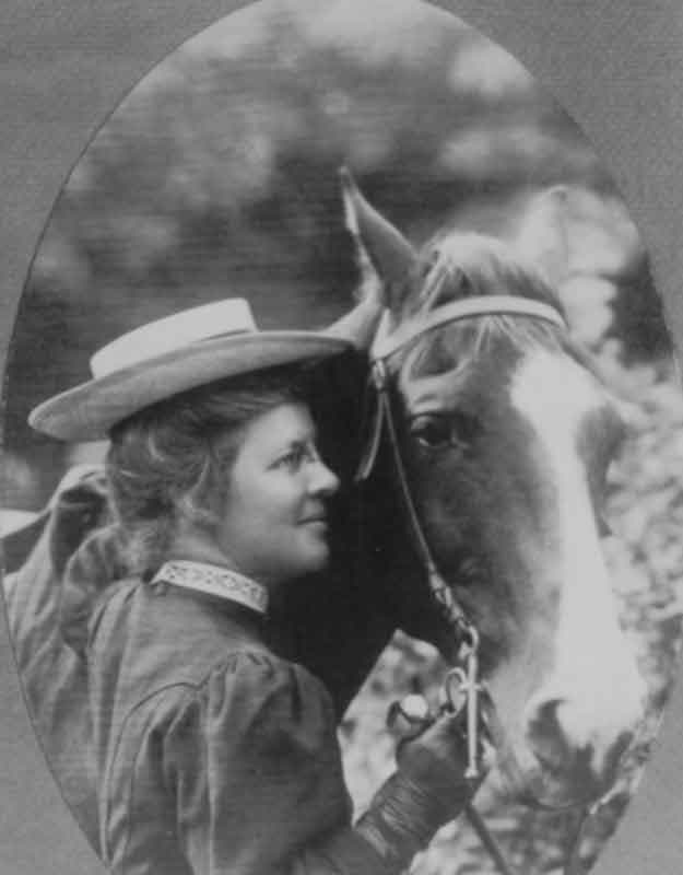 154-Kate Gleason with horse