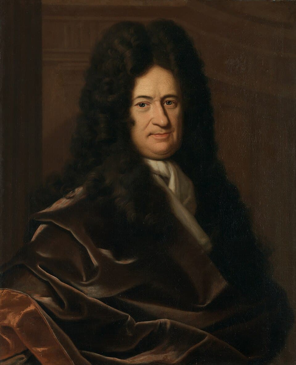 German:  Bildnis des Philosophen Gottfried Wilhelm Freiherr von LeibnizPortrait of Gottfried Leibniz (1646-1716), German philosophertitle QS:P1476,de:"Bildnis des Philosophen Gottfried Wilhelm Freihe