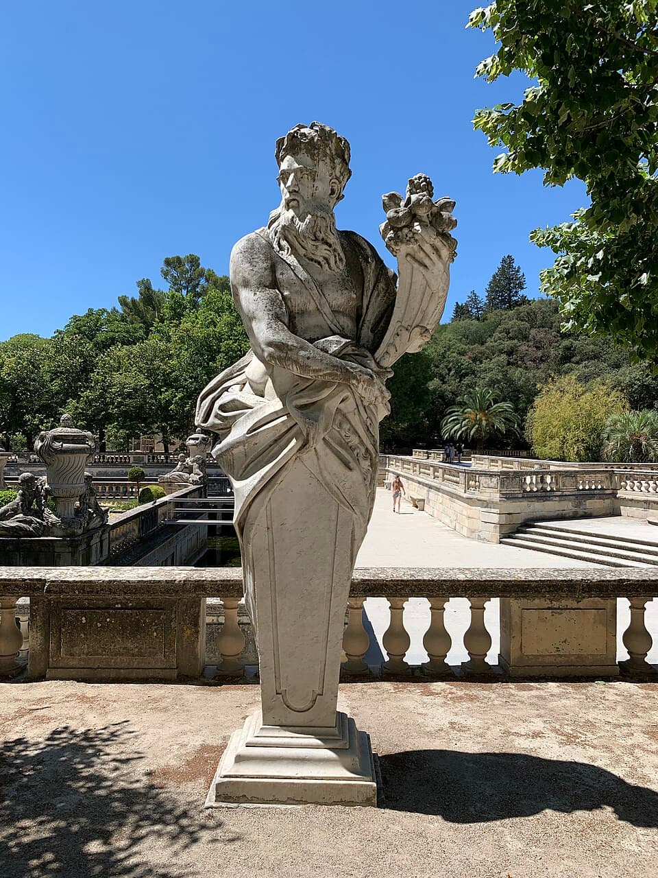 Statue Hadès Jardins Fontaine - Nîmes (FR30) - 2021-07-11 - 1