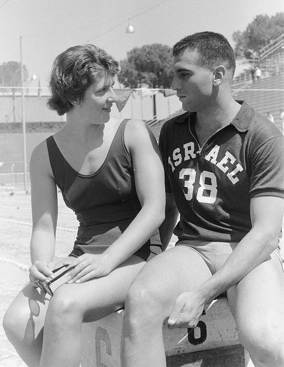 Dawn Fraser and Amiram Trauber 1960