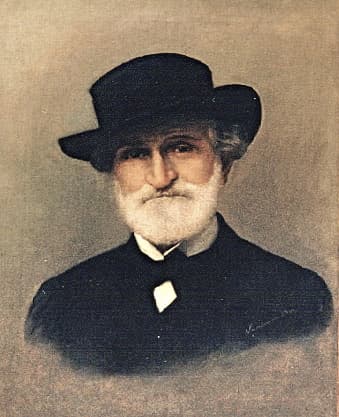 Portrait of Giuseppe Verdi by Bice Lombardini