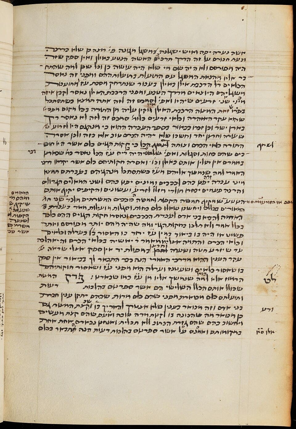Basel, Universitätsbibliothek, A IV 37, f. 172v – Moses Maimonides, Sefer Moreh Nevukhim