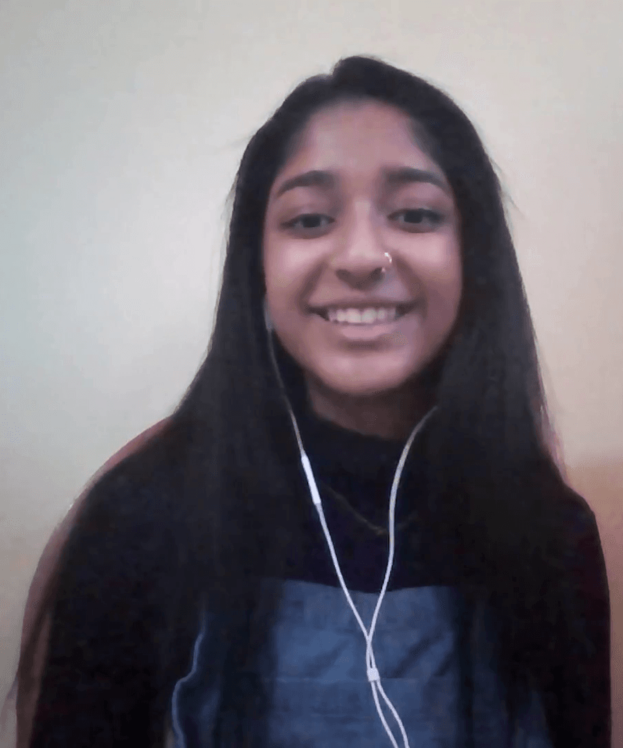 Maitreyi Ramakrishnan during an interview, April 2020