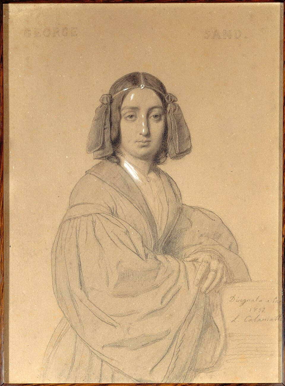 Portrait de George Sand en 1837, D 89.65