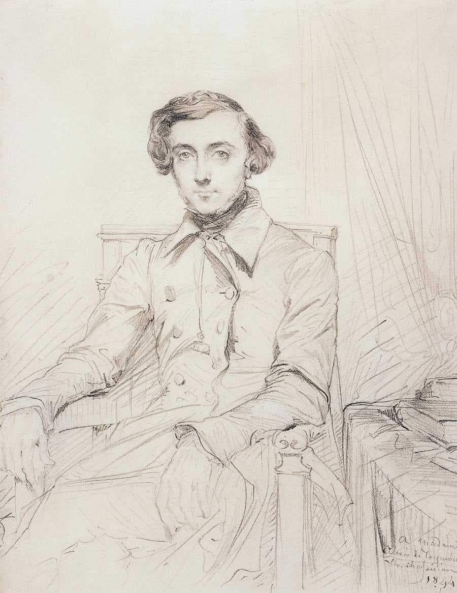 Théodore Chassériau - Portrait of Alexis de Tocqueville