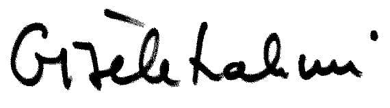 Signature de Gisèle Halimi - Archives nationales (France)