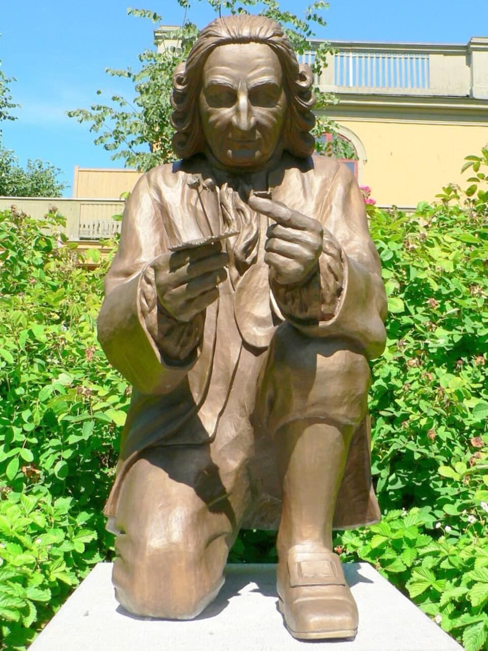 Statue of carl von linne carolus linnaeus