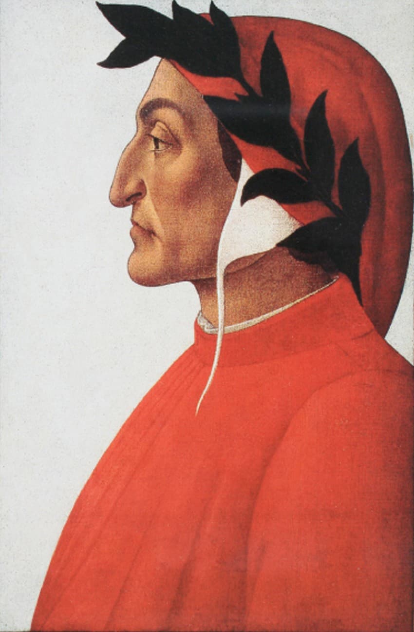 Portrait of Dantelabel QS:Len,"Portrait of Dante"