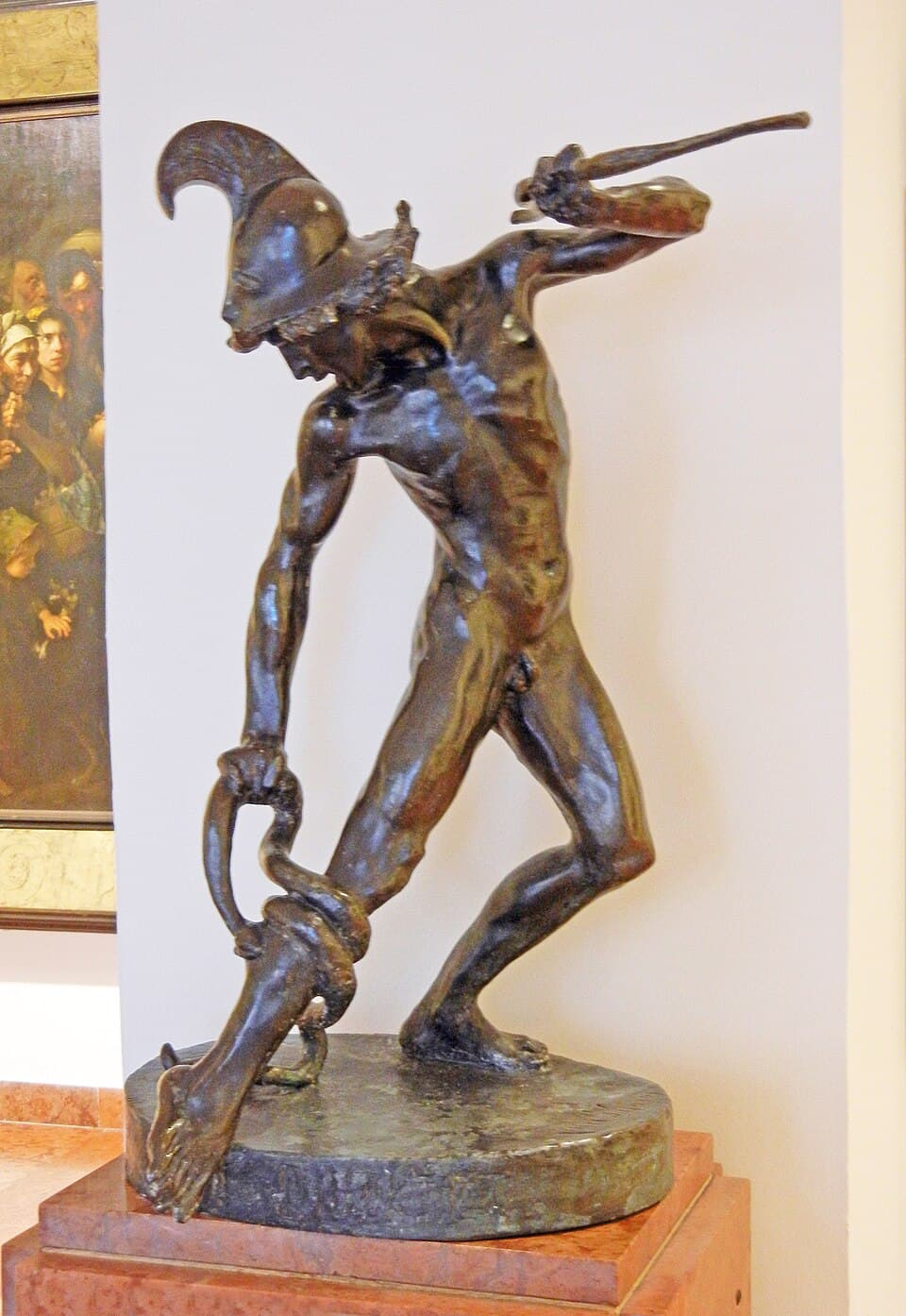 Budapest, château de Buda, Galerie nationale hongroise (Magyar Nemzeti Galéria), György ZALA (1858-1937),Philoctète (SOPHOCLE), circa 1880
