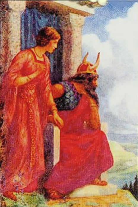Odin and Frigg