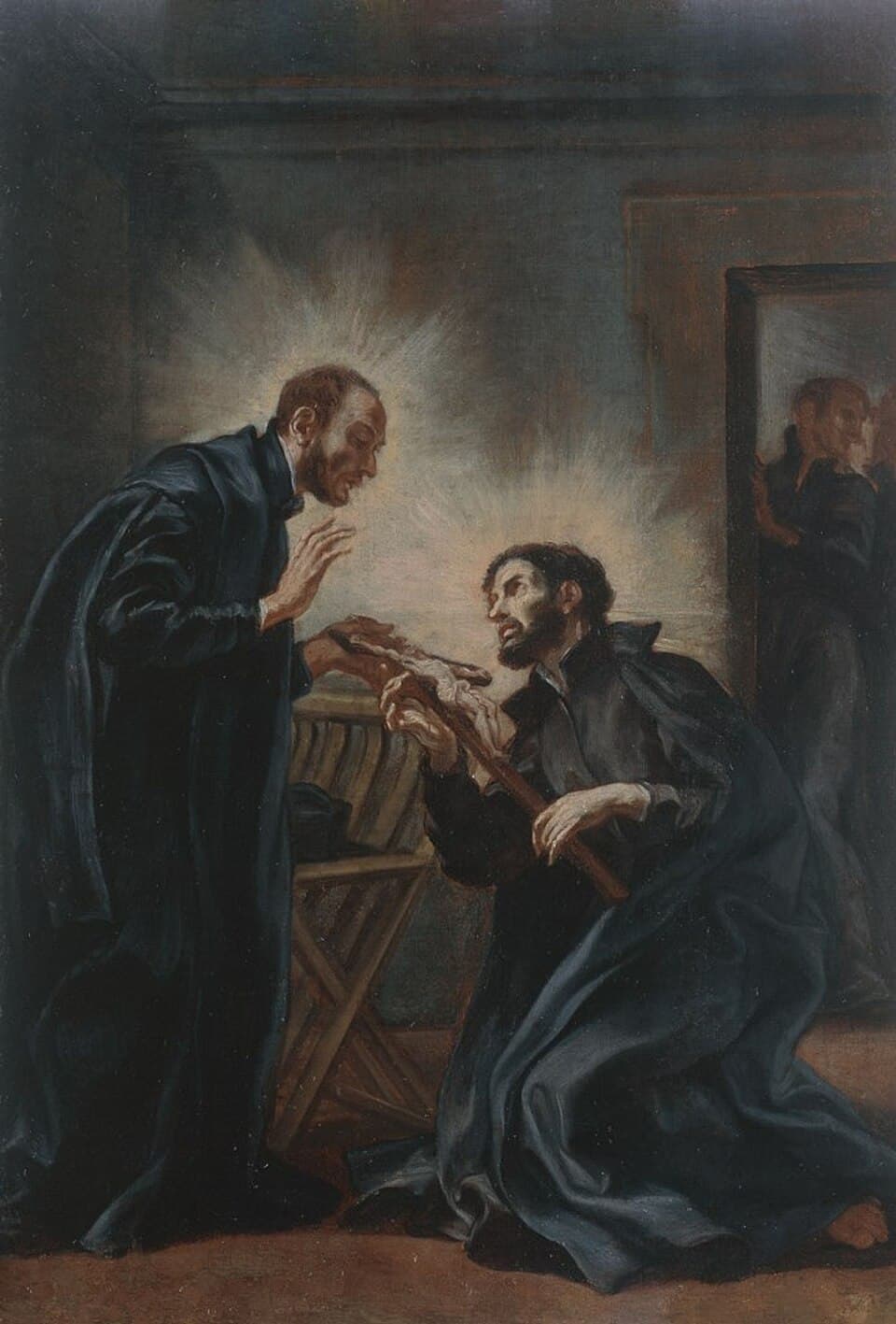 Saint Ignace de Loyola et saint François-Xavier, Baciccio, XVIIe, musée des Augustins, Toulouse