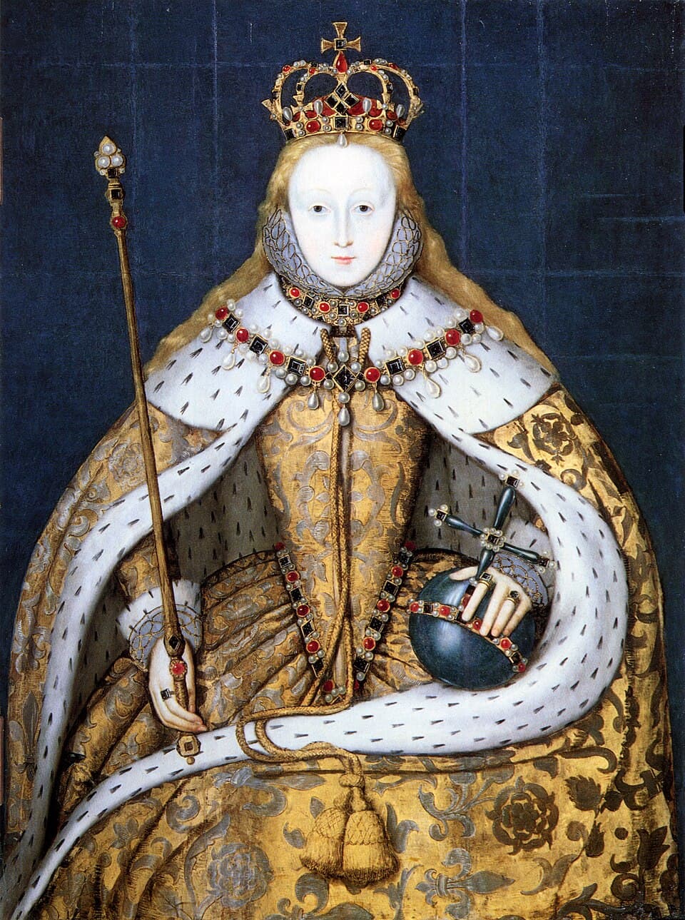 Queen Elizabeth I (copy after an original of c.1559) title QS:P1476,en:"Queen Elizabeth I (copy after an original of c.1559) "label QS:Len,"Queen Elizabeth I (copy after an original of c.1559) "label