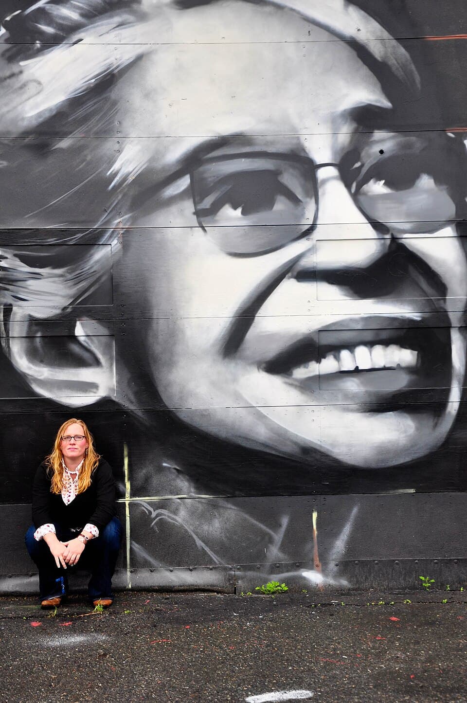 Me with Rosa Parks Painting (8897228811)