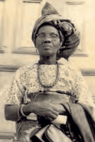 70 year old Funmilayo Ransome-Kuti on her birthday