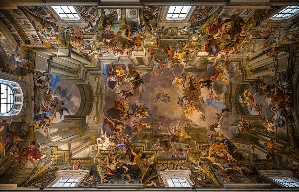 Triumph of St. Ignatius of Loyola, ceiling fresco by Andrea Pozzo