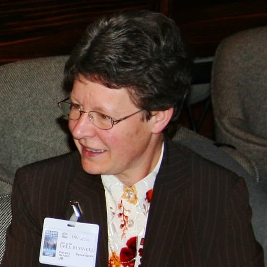 Launch of IYA 2009, Paris - Grygar, Bell Burnell (cropped)
