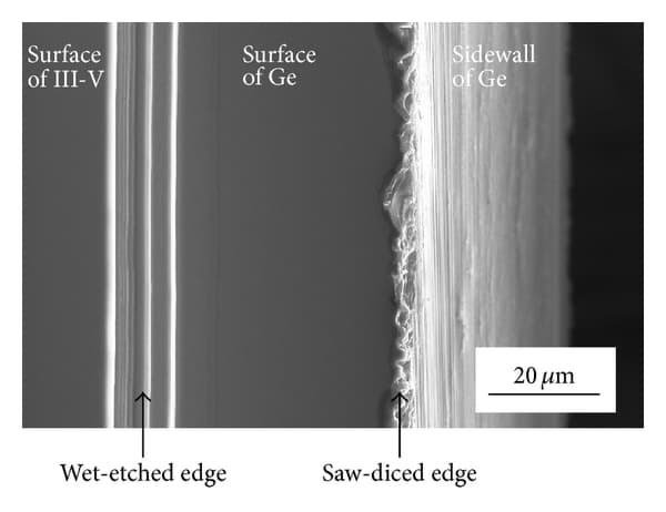 Top-view-SEM-image-of-a-sidewall-of-an-isolated-solar-cell-after-singulation