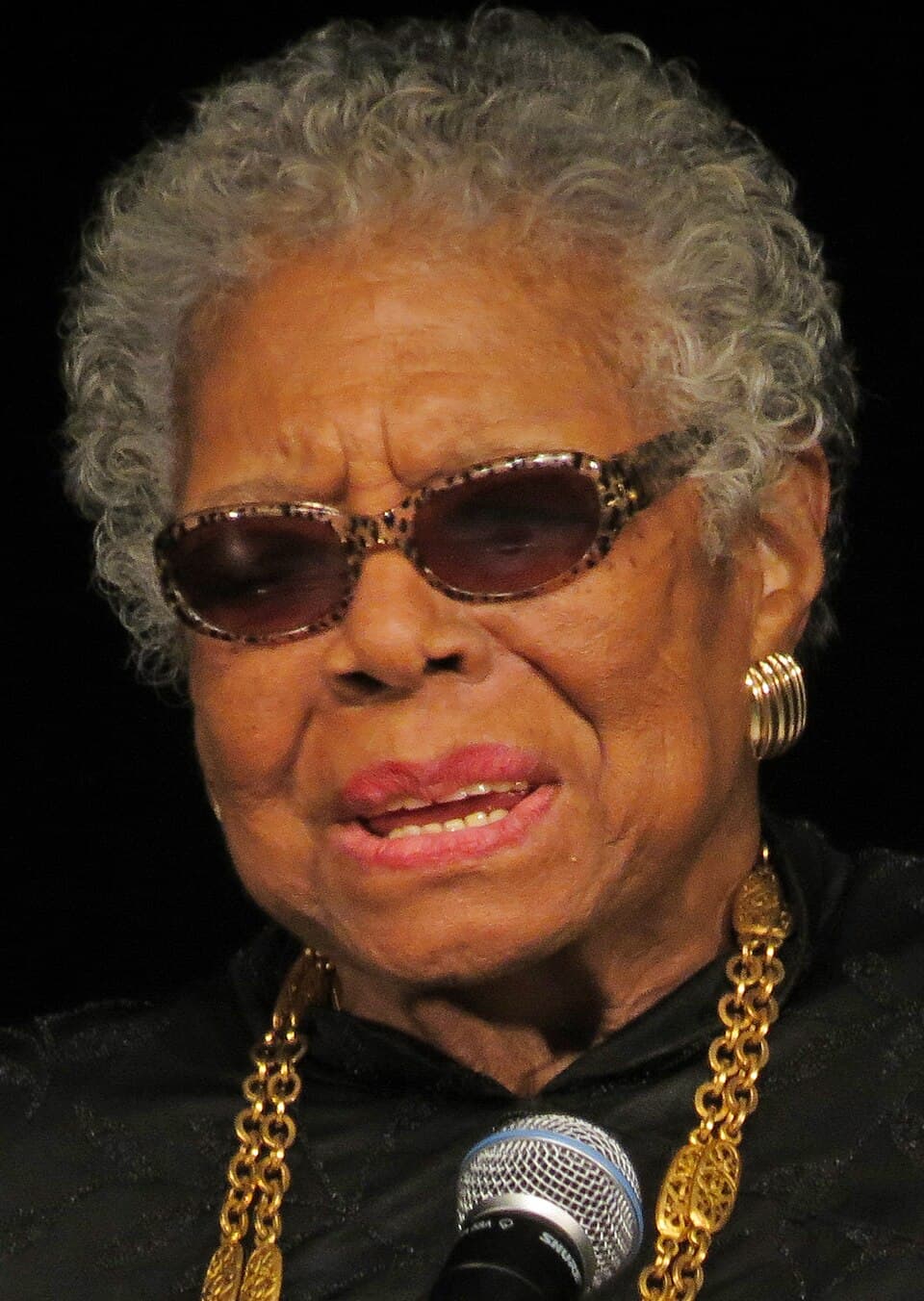 Maya Angelou visits YCP Feb 2013 (cropped)