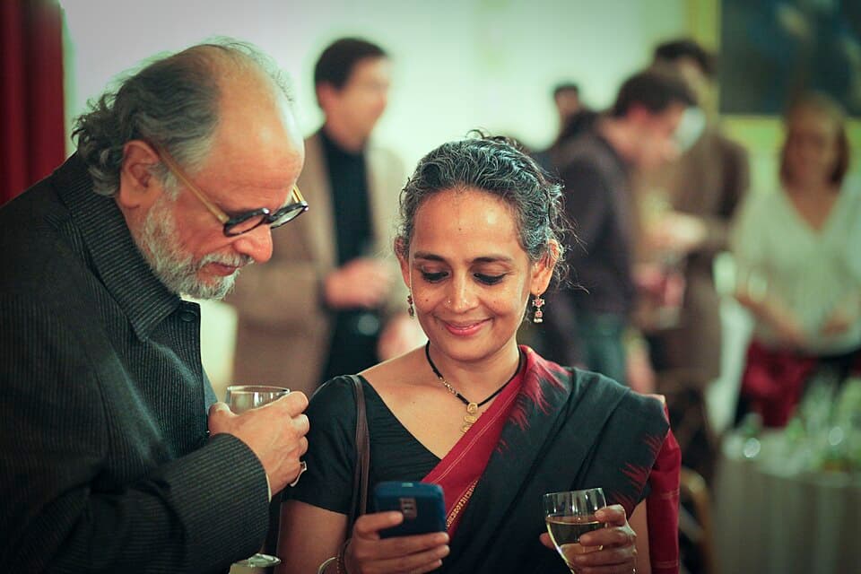 Arundhati Roy and Homi K. Bhabha
