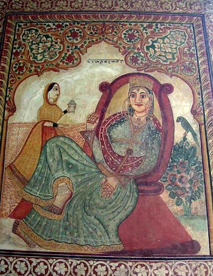 Mural of Nur Jahan from Dehradun, India