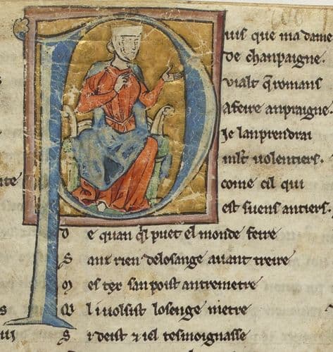 BnF fr. 794, fol. 27r, top of 2nd column
