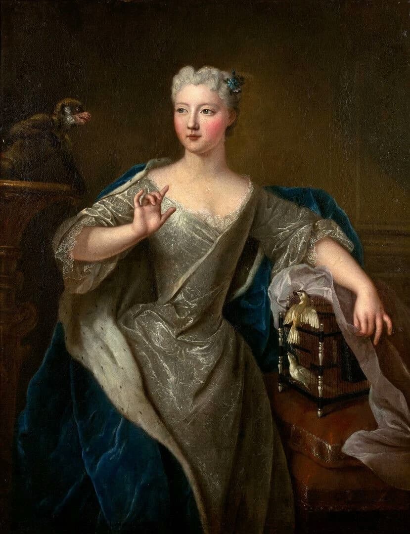 "Presumed portrait of Marie Louise Élisabeth d'Orléans"label QS:Len,""Presumed portrait of Marie Louise Élisabeth d'Orléans""